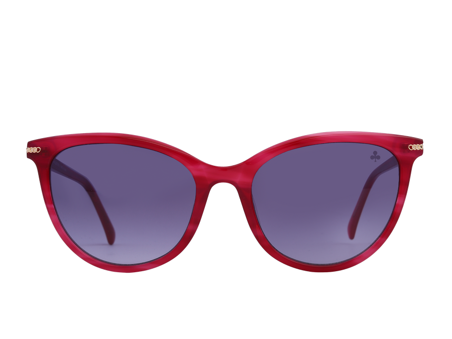 Rosa Valentine Square Sunglasses - CH3866 Red