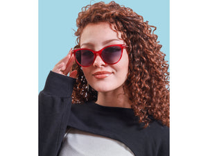 Rosa Valentine Square Sunglasses - CH3866 Red