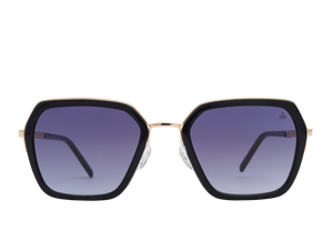 Rosa Valentine Square Sunglasses - VCHG28M Black