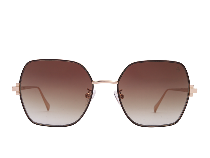 Rosa Valentine Square Sunglasses - SCHL02M Gold 1