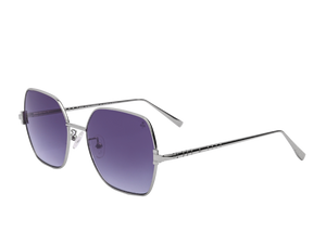 Rosa Valentine Square Sunglasses - SCHL02M Silver