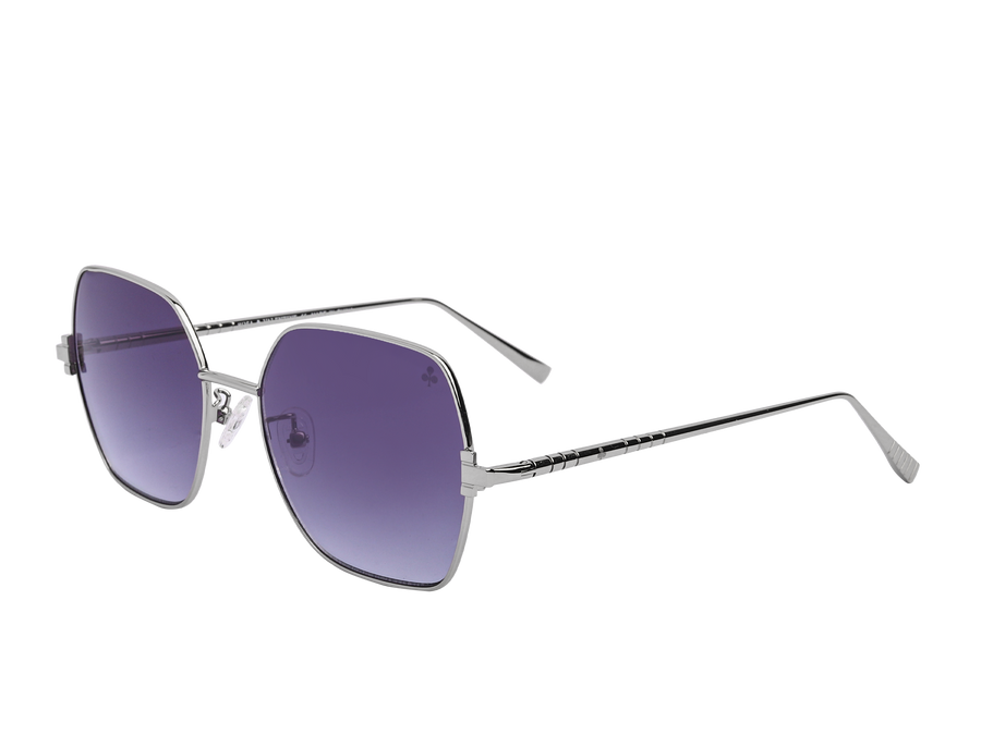 Rosa Valentine Square Sunglasses - SCHL02M Silver