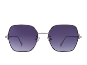 Rosa Valentine Square Sunglasses - SCHL02M Silver