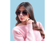 Rosa Valentine Round Sunglasses