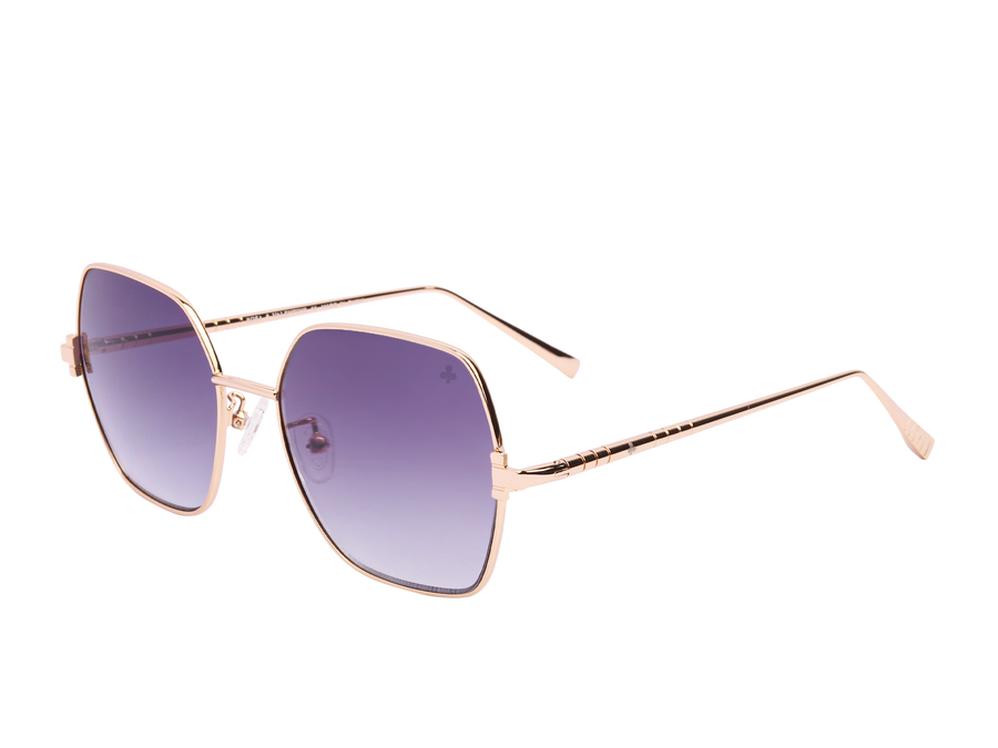 Rosa Valentine Square Sunglasses - SCHL02M Gold