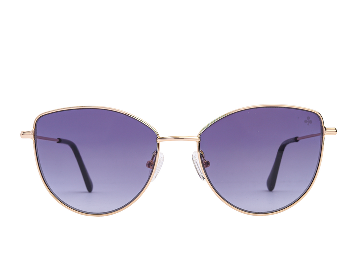 Rosa Valentine Cat-Eye Sunglasses - FT5667 Gold 1