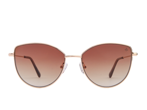 Rosa Valentine Cat-Eye Sunglasses - FT5667 Gold