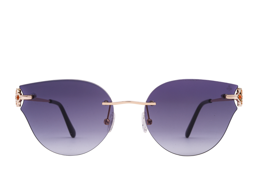 Rosa Valentine Cat-Eye Sunglasses - VCHF87S Gold