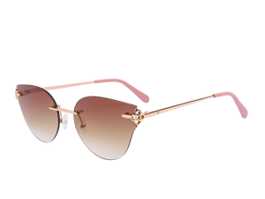 Rosa Valentine Cat-Eye Sunglasses - VCHF87S Gold 1