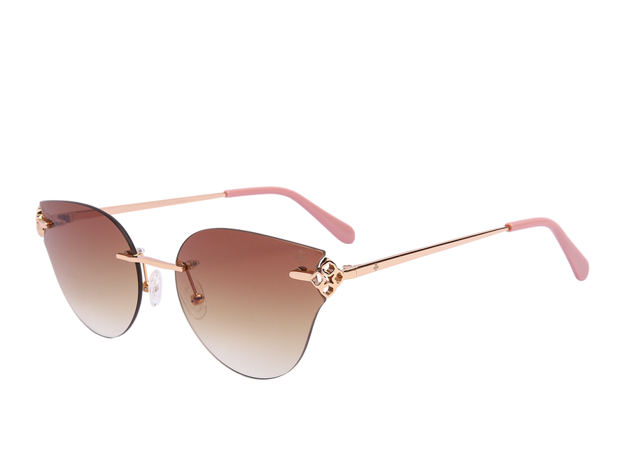 Rosa Valentine Cat-Eye Sunglasses - VCHF87S Gold 1