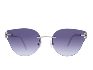 Rosa Valentine Cat-Eye Sunglasses - VCHF87S Silver