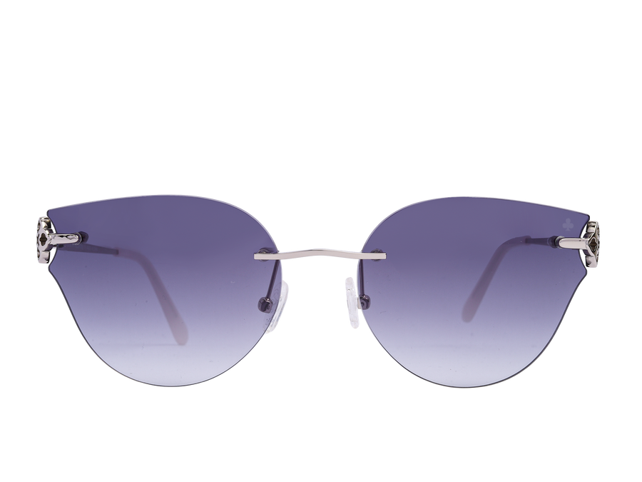 Rosa Valentine Cat-Eye Sunglasses - VCHF87S Silver