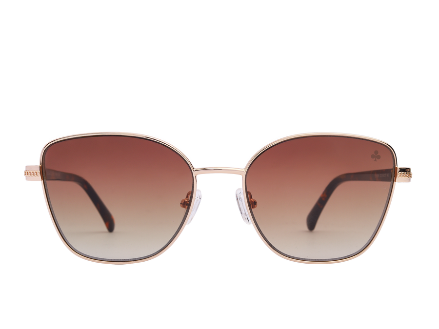 Rosa Valentine Cat-Eye Sunglasses - CH3395 Gold 1