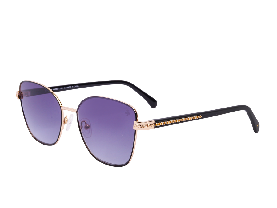 Rosa Valentine Cat-Eye Sunglasses - CH3395 Black