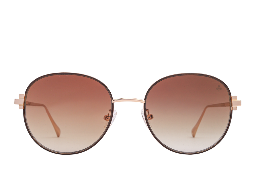 Rosa Valentine Square Sunglasses - SCHL03M Gold 1