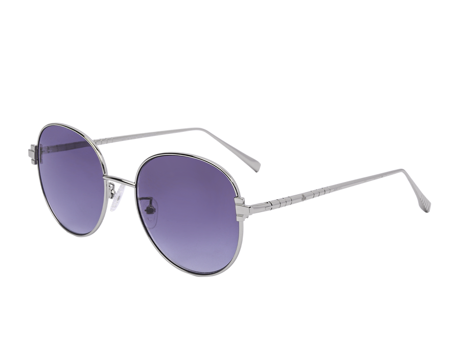 Rosa Valentine Square Sunglasses - SCHL03M Silver