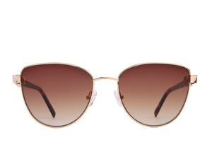 Rosa Valentine Cat-Eye Sunglasses - VCHF661J Gold 1