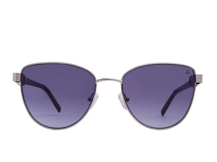 Rosa Valentine Cat-Eye Sunglasses - VCHF661J Silver