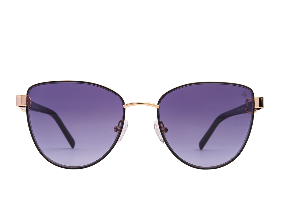 Rosa Valentine Cat-Eye Sunglasses - VCHF661J Black