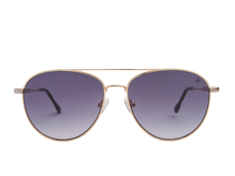 Rosa Valentine Square Sunglasses - 9004 Gold 1