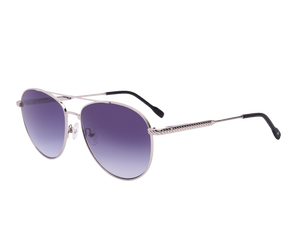 Rosa Valentine Square Sunglasses - 9004 Silver