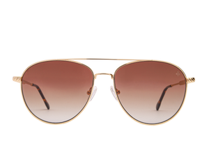 Rosa Valentine Square Sunglasses - 9004 Gold