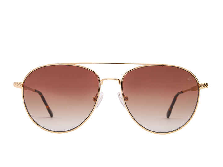 Rosa Valentine Square Sunglasses - 9004 Gold