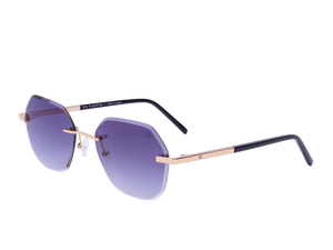 Rosa Valentine Square Sunglasses - VCHG26M Gold