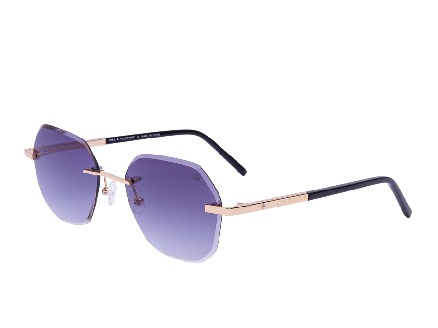 Rosa Valentine Square Sunglasses - VCHG26M Gold