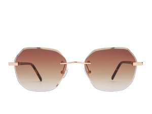 Rosa Valentine Square Sunglasses - VCHG26M Gold 1