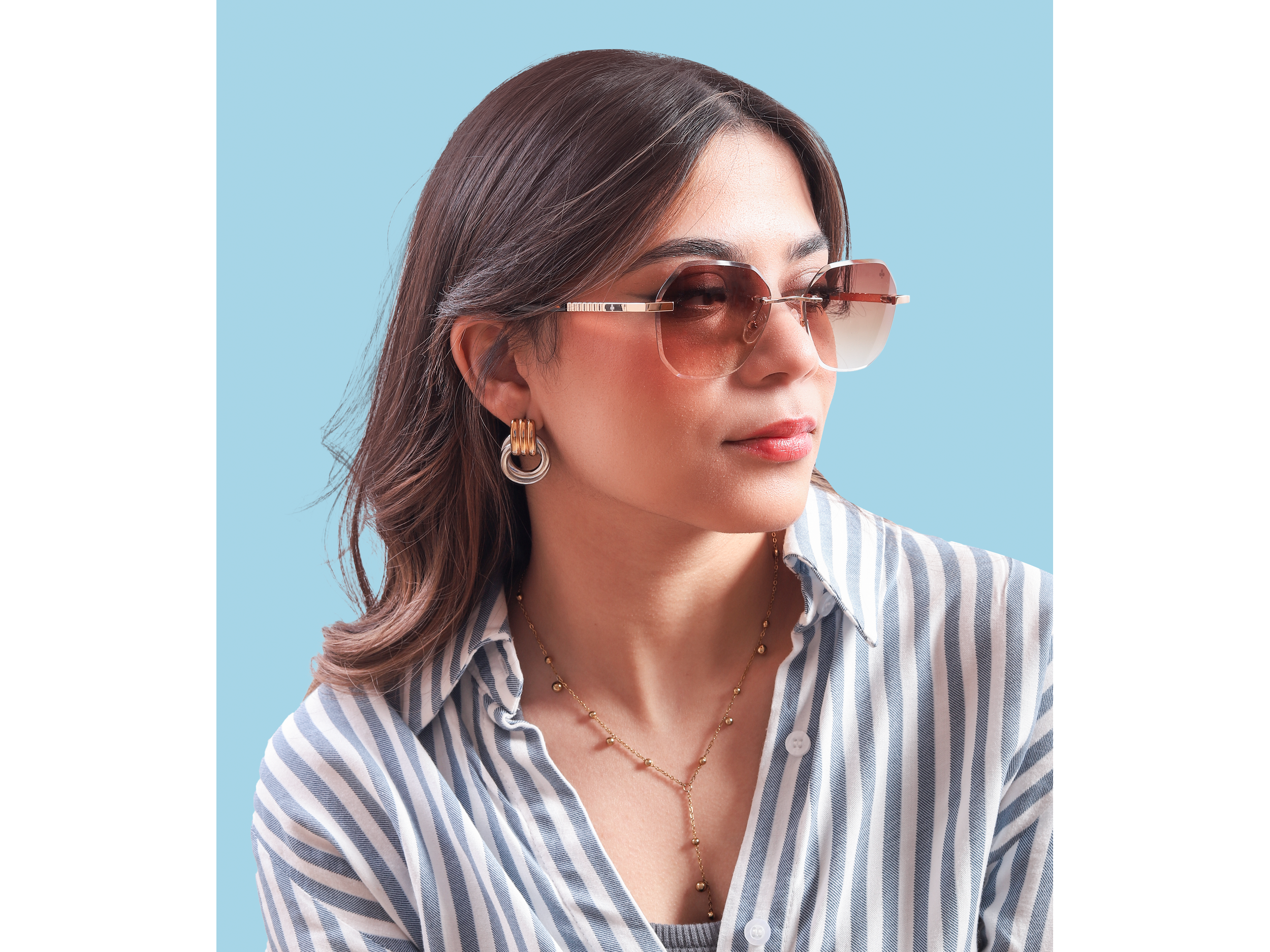 Rosa Valentine Round Sunglasses