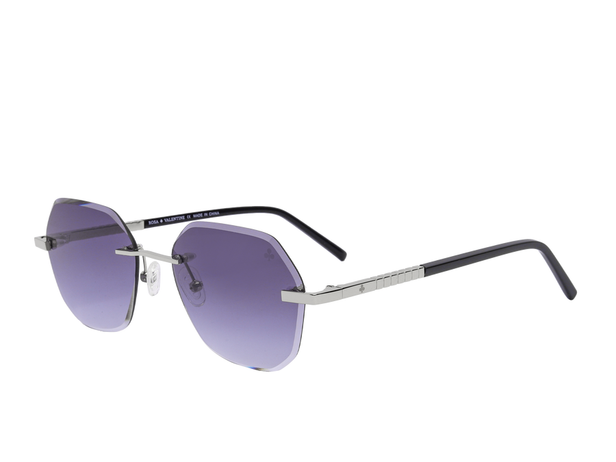 Rosa Valentine Square Sunglasses - VCHG26M Silver