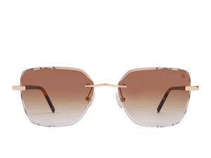 Rosa Valentine Square Sunglasses - VCHG25M Gold 1