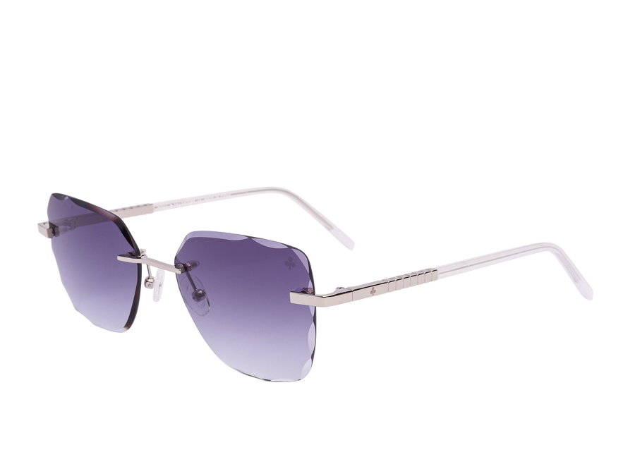 Rosa Valentine Square Sunglasses - VCHG25M Silver