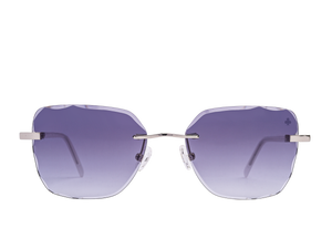 Rosa Valentine Square Sunglasses - VCHG25M Silver