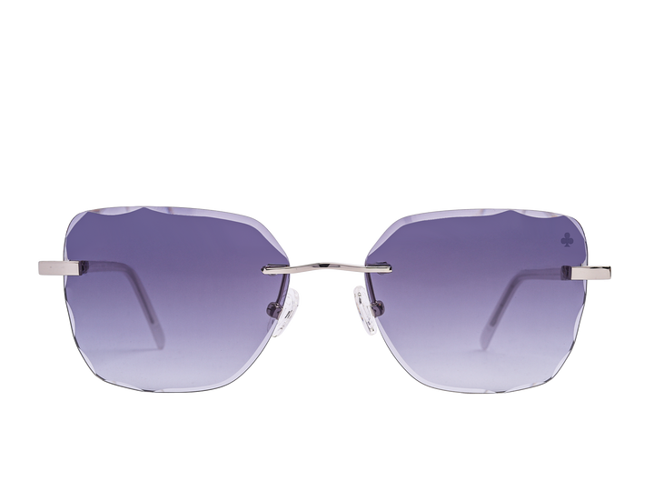 Rosa Valentine Square Sunglasses - VCHG25M Silver