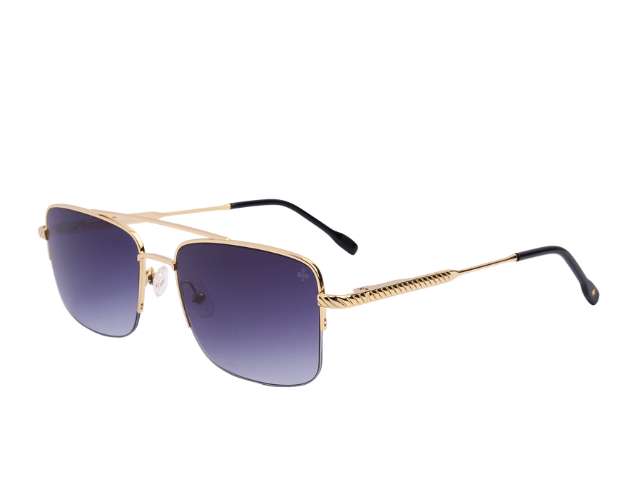 Rosa Valentine Square Sunglasses - 9006 Gold 1