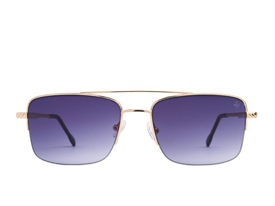 Rosa Valentine Square Sunglasses - 9006 Gold 1