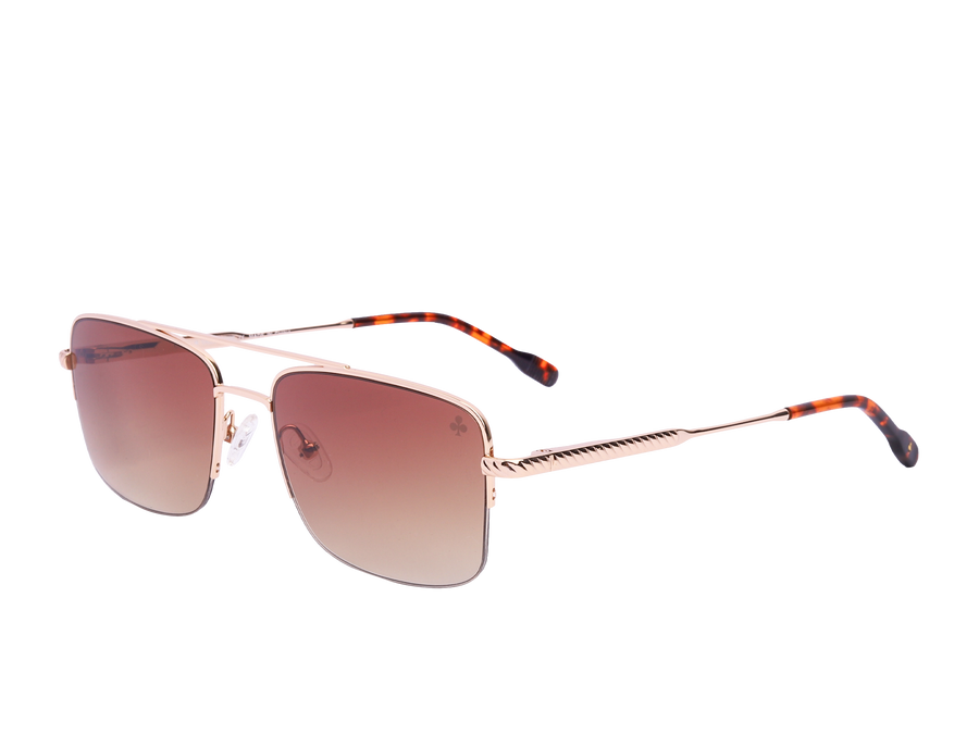 Rosa Valentine Square Sunglasses - 9006 Gold