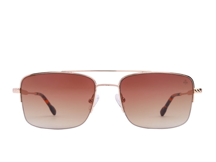 Rosa Valentine Square Sunglasses - 9006 Gold