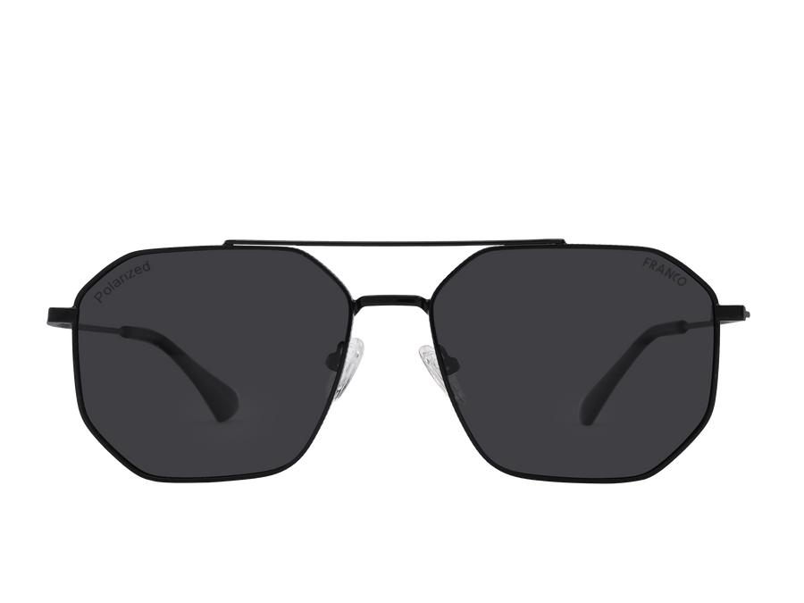 Franco Square Sunglasses - 2131 Black 1