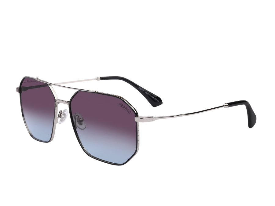 Franco Square Sunglasses - 2131 Black