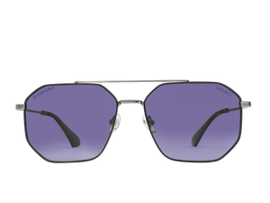 Franco Square Sunglasses - 2131 Silver