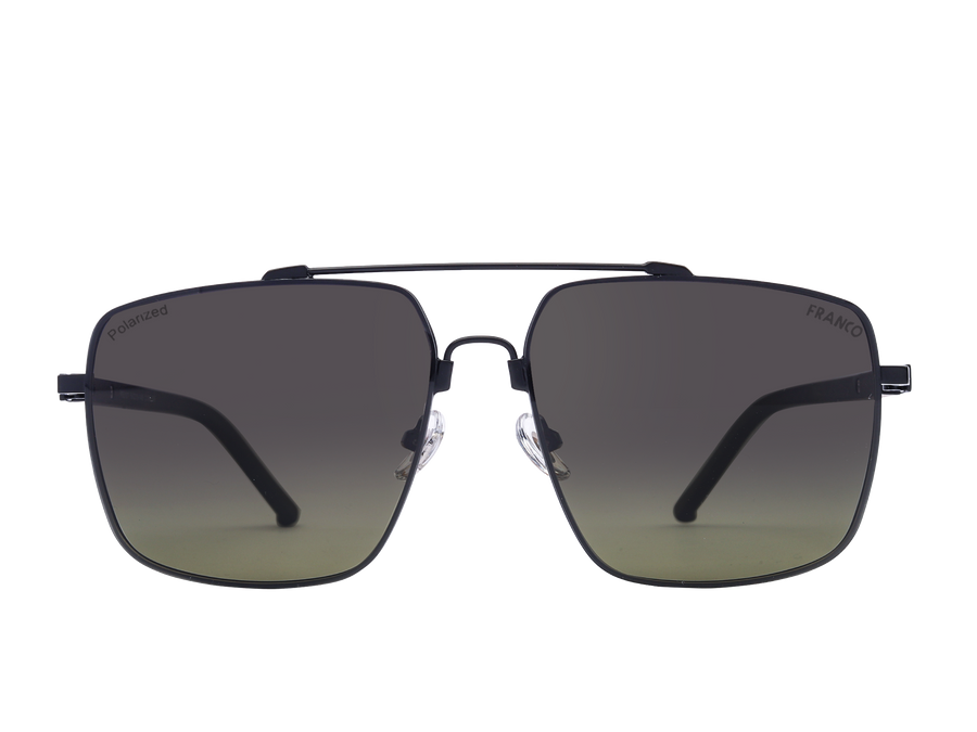 Franco Square Sunglasses - 2121 Matte Black