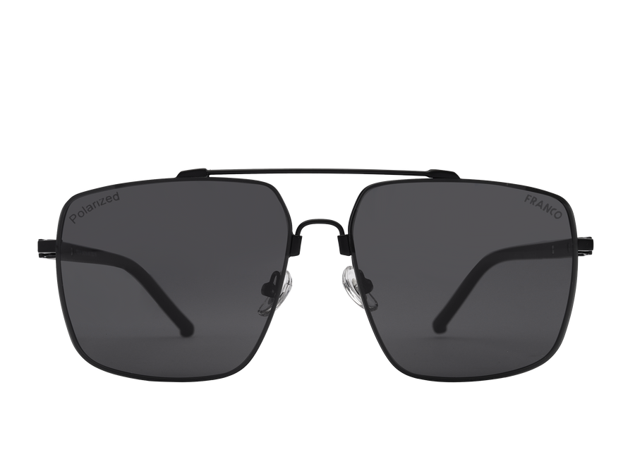 Franco Square Sunglasses - 2121 Matte Black 2