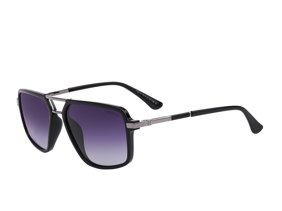 Franco Square Sunglasses - 2157 Black 1