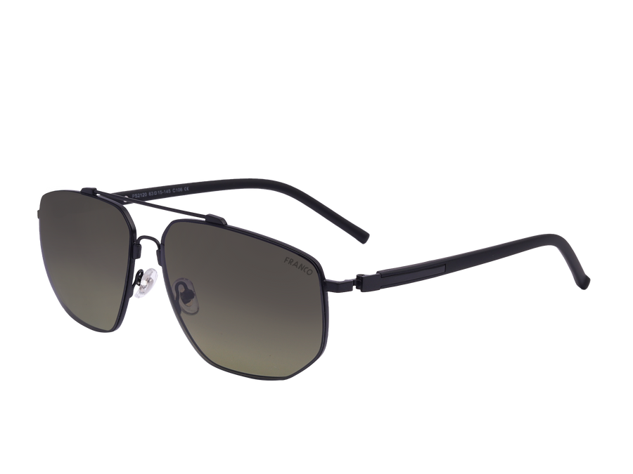 Franco Square Sunglasses - 2120 Black