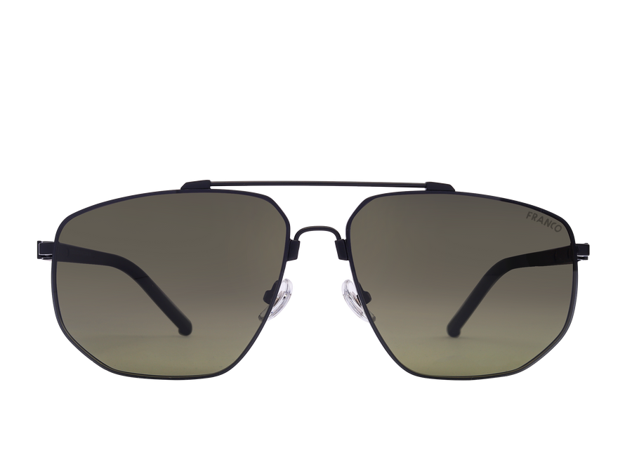 Franco Square Sunglasses - 2120 Black