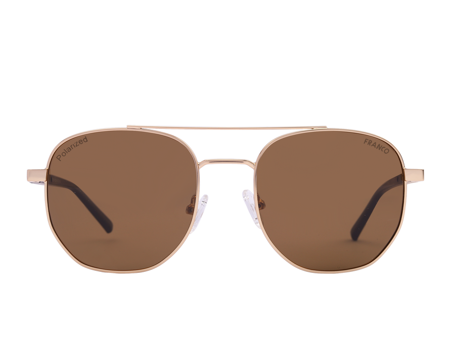 Franco Round Sunglasses - 2141 Gold