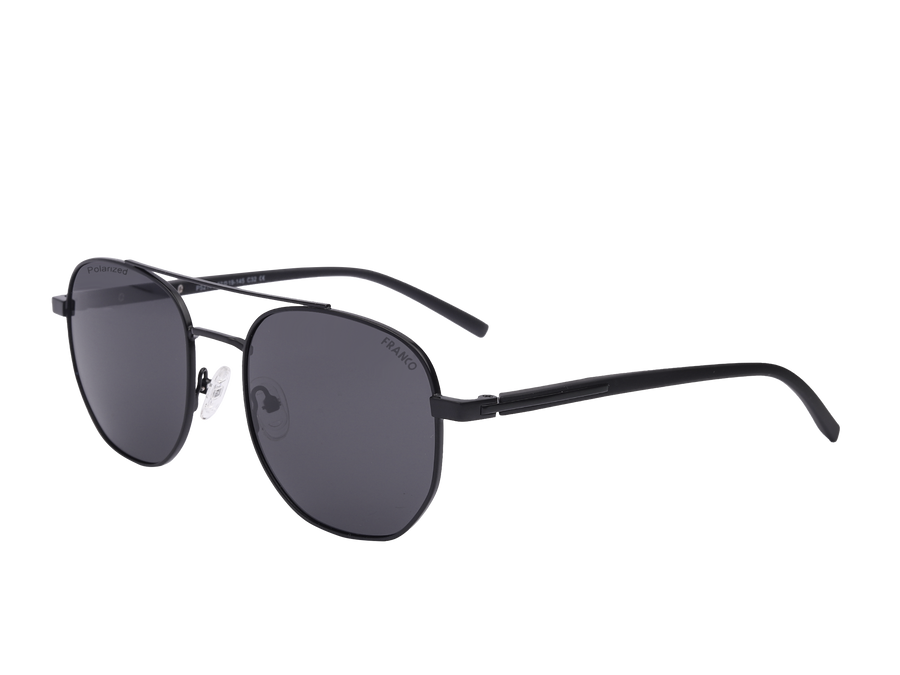 Franco Round Sunglasses - 2141 Black